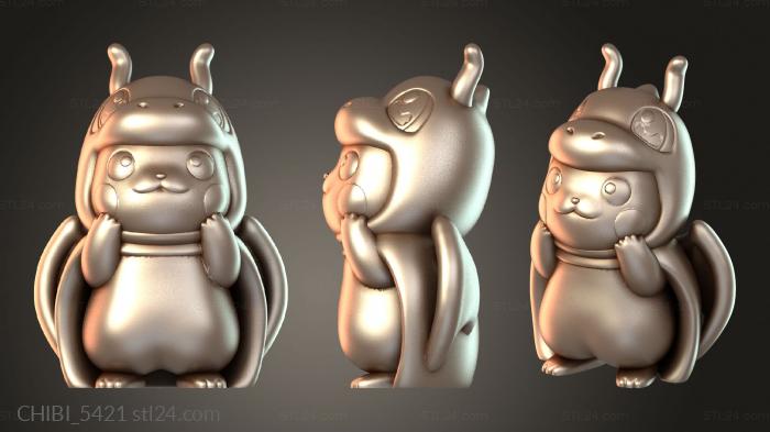 Chibi Funko / Чиби Фанко (CHIBI_5421) 3D модель для ЧПУ станка