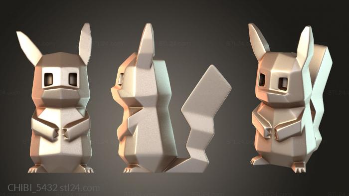 Chibi Funko / Чиби Фанко (CHIBI_5432) 3D модель для ЧПУ станка