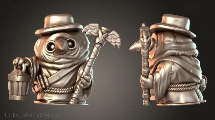Chibi Funko / Чиби Фанко (CHIBI_5451) 3D модель для ЧПУ станка