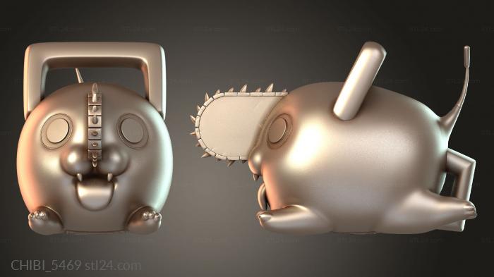 Chibi Funko / Чиби Фанко (CHIBI_5469) 3D модель для ЧПУ станка