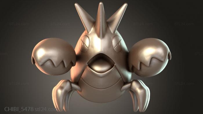 Chibi Funko / Чиби Фанко (CHIBI_5478) 3D модель для ЧПУ станка