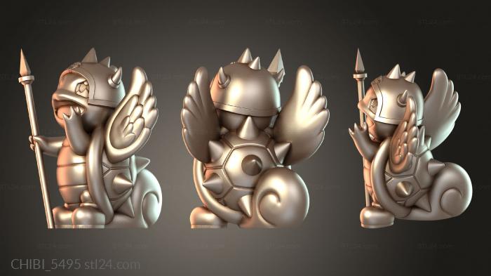 Chibi Funko / Чиби Фанко (CHIBI_5495) 3D модель для ЧПУ станка