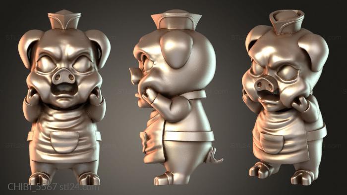 Chibi Funko / Чиби Фанко (CHIBI_5567) 3D модель для ЧПУ станка