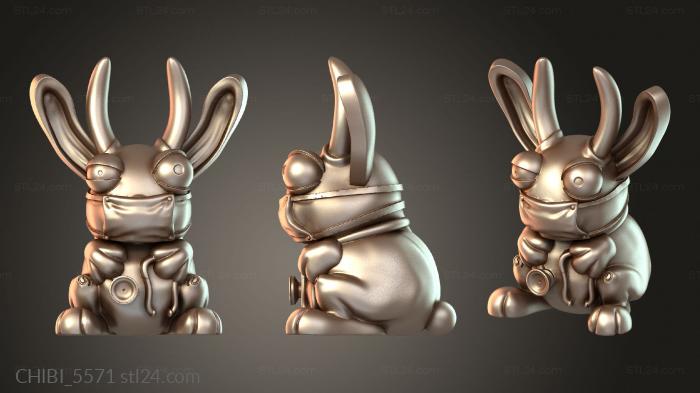 Chibi Funko / Чиби Фанко (CHIBI_5571) 3D модель для ЧПУ станка