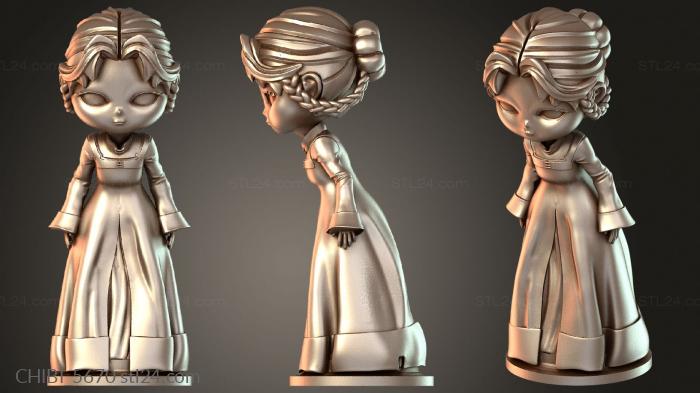 Chibi Funko / Чиби Фанко (CHIBI_5670) 3D модель для ЧПУ станка