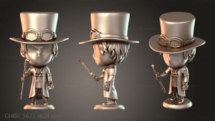 Chibi Funko / Чиби Фанко (CHIBI_5675) 3D модель для ЧПУ станка