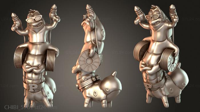 Chibi Funko / Чиби Фанко (CHIBI_5701) 3D модель для ЧПУ станка