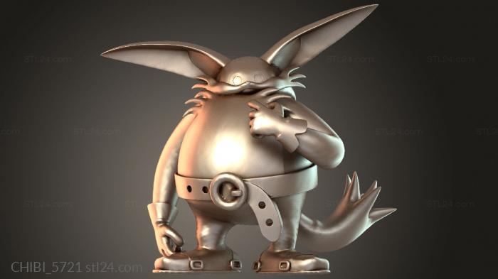 Chibi Funko / Чиби Фанко (CHIBI_5721) 3D модель для ЧПУ станка