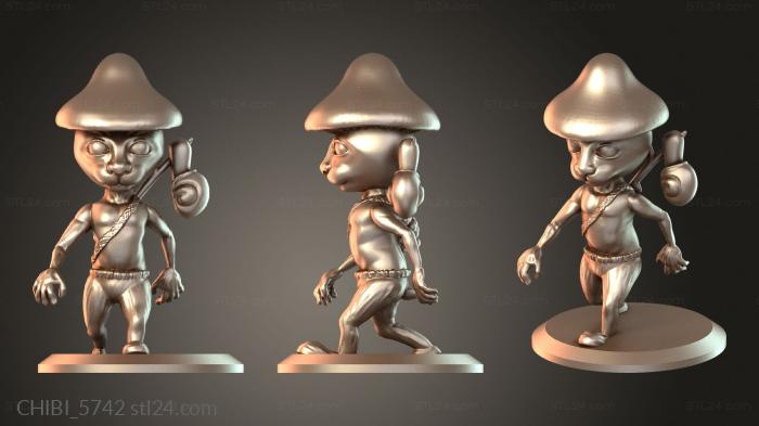 Chibi Funko / Чиби Фанко (CHIBI_5742) 3D модель для ЧПУ станка
