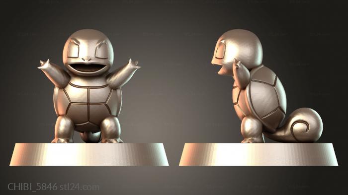 Chibi Funko / Чиби Фанко (CHIBI_5846) 3D модель для ЧПУ станка