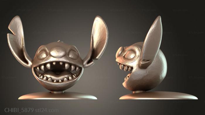 Chibi Funko / Чиби Фанко (CHIBI_5879) 3D модель для ЧПУ станка