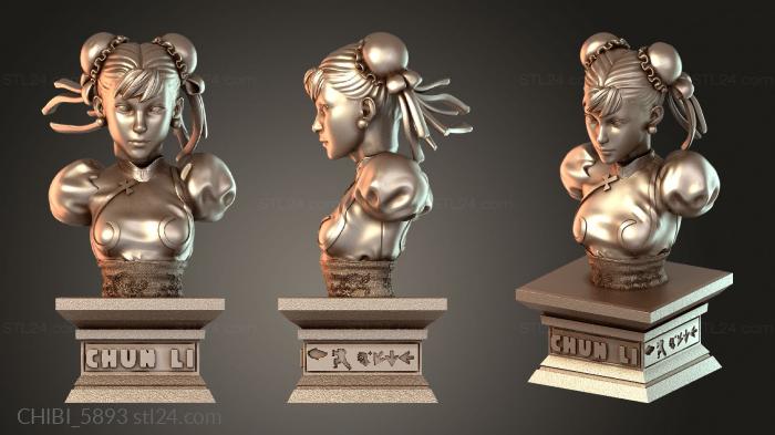 Chibi Funko / Чиби Фанко (CHIBI_5893) 3D модель для ЧПУ станка