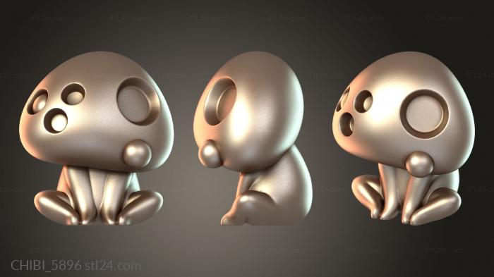 Chibi Funko / Чиби Фанко (CHIBI_5896) 3D модель для ЧПУ станка