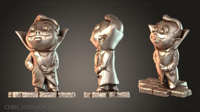 Chibi Funko / Чиби Фанко (CHIBI_5930) 3D модель для ЧПУ станка