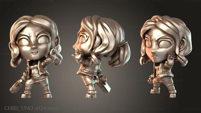 Chibi Funko / Чиби Фанко (CHIBI_5943) 3D модель для ЧПУ станка