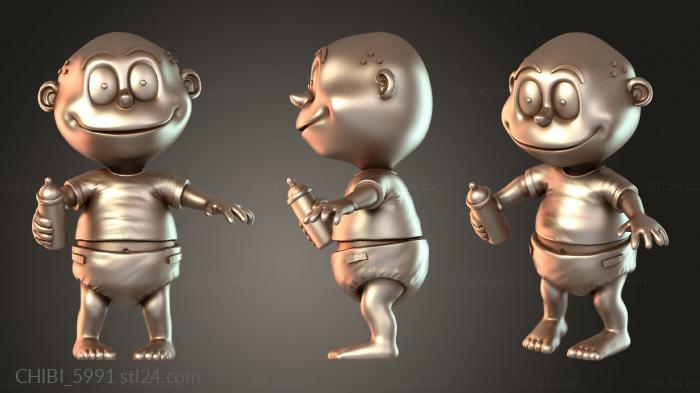 Chibi Funko / Чиби Фанко (CHIBI_5991) 3D модель для ЧПУ станка