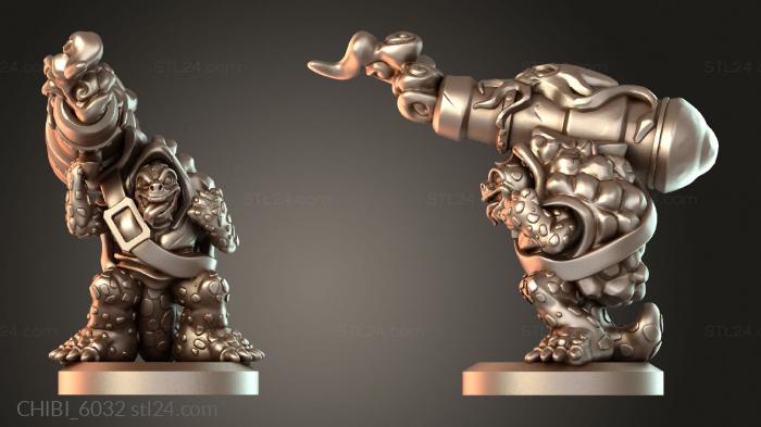 Chibi Funko / Чиби Фанко (CHIBI_6032) 3D модель для ЧПУ станка