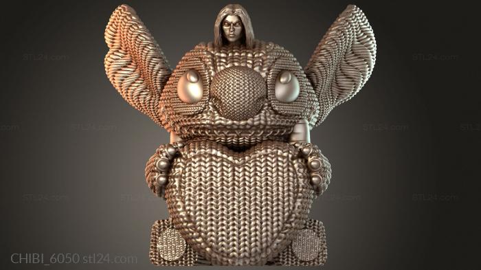 Chibi Funko / Чиби Фанко (CHIBI_6050) 3D модель для ЧПУ станка