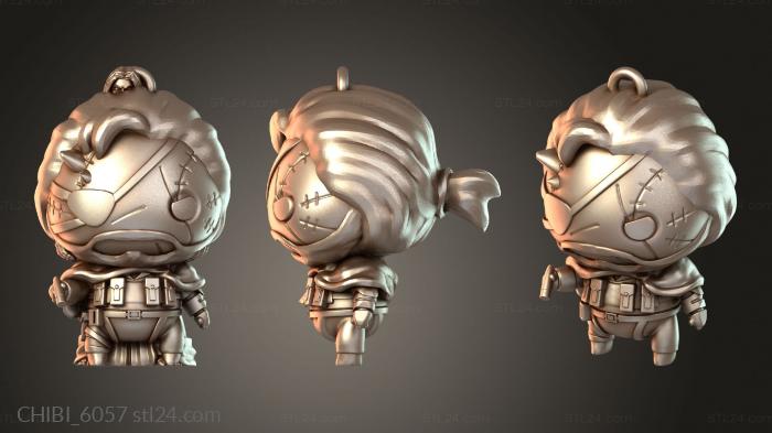 Chibi Funko / Чиби Фанко (CHIBI_6057) 3D модель для ЧПУ станка