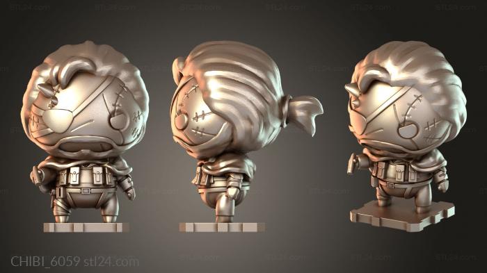 Chibi Funko / Чиби Фанко (CHIBI_6059) 3D модель для ЧПУ станка