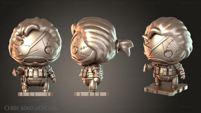 Chibi Funko / Чиби Фанко (CHIBI_6060) 3D модель для ЧПУ станка