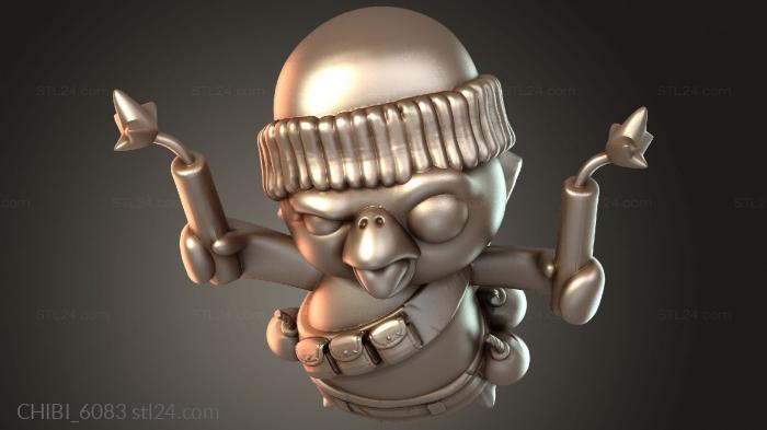 Chibi Funko / Чиби Фанко (CHIBI_6083) 3D модель для ЧПУ станка