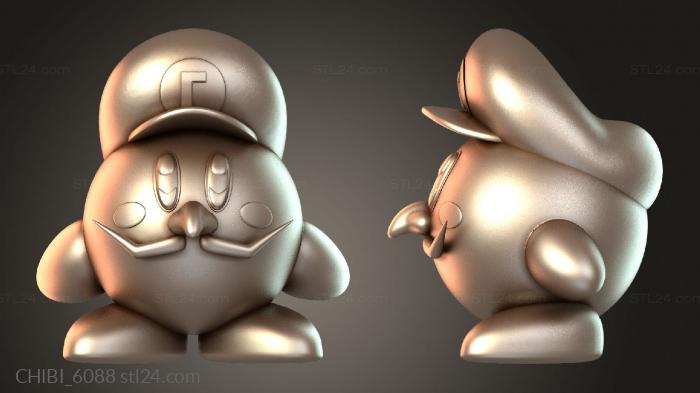 Chibi Funko / Чиби Фанко (CHIBI_6088) 3D модель для ЧПУ станка