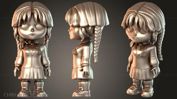 Chibi Funko / Чиби Фанко (CHIBI_6092) 3D модель для ЧПУ станка