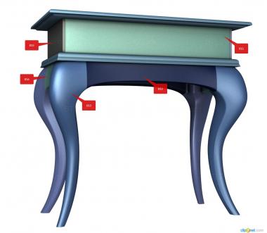 Consoles (The console, KN_0234) 3D models for cnc