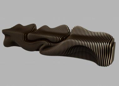 Sofas (Parametric shop, DIV_0164) 3D models for cnc