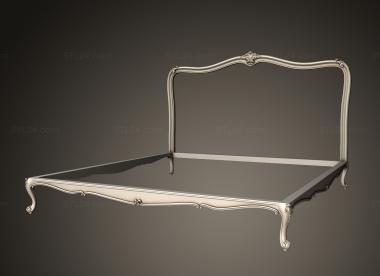 Sofas (Headboard classic style version1, DIV_0176) 3D models for cnc