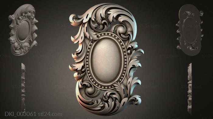 Элементы декора (DKI_003061) 3D модель для ЧПУ станка