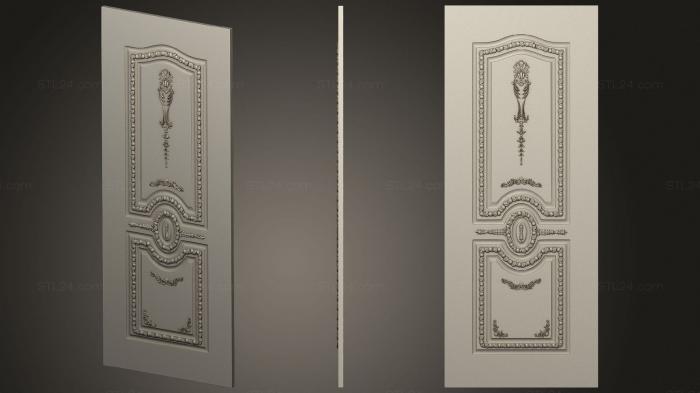 Doors (Classical carved door, DVR_0409) 3D models for cnc