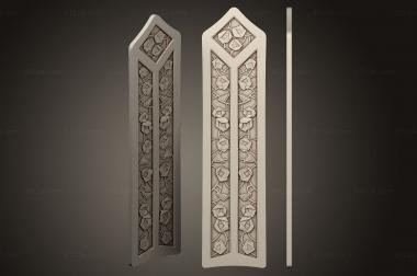 Doors (Carved panel door, DVR_0417) 3D models for cnc