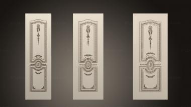 Doors (Classical carved door, DVR_0418) 3D models for cnc