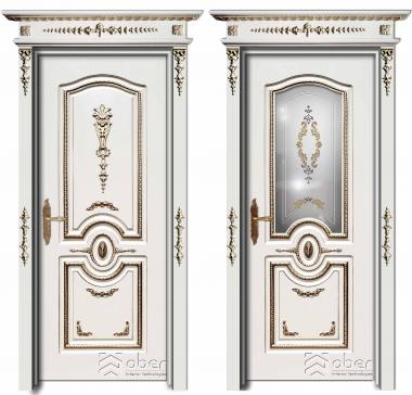 Doors (Classical carved door, DVR_0418) 3D models for cnc