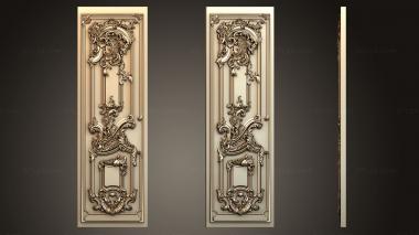 Doors (Carved door baroque style, DVR_0421) 3D models for cnc