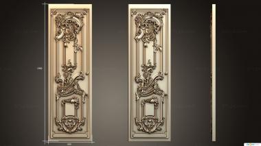 Doors (Carved door baroque style, DVR_0421) 3D models for cnc