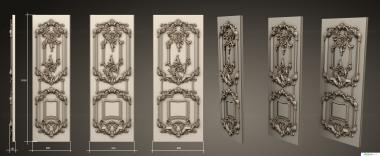 Doors (Doors are carved in different sizes, DVR_0430) 3D models for cnc