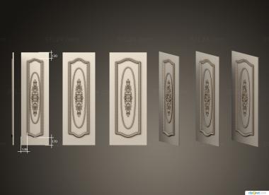 Doors (Doors are carved in different sizes, DVR_0432) 3D models for cnc