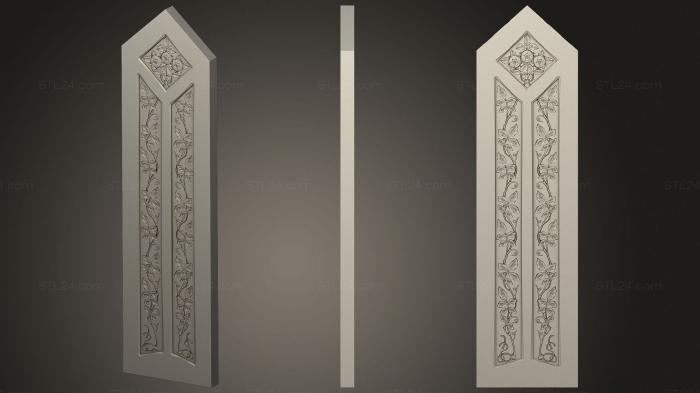 Doors (Carved panel door 2, DVR_0436) 3D models for cnc