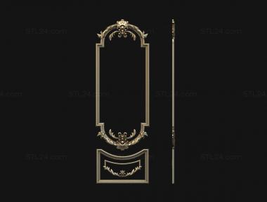 Doors (Door carved panels, DVR_0451) 3D models for cnc