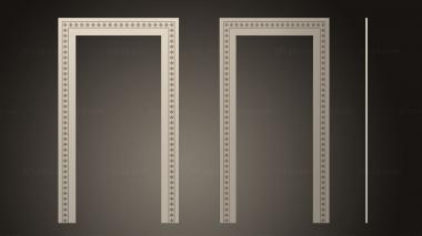 Doors (Diamond-shaped door trim, DVR_0452) 3D models for cnc