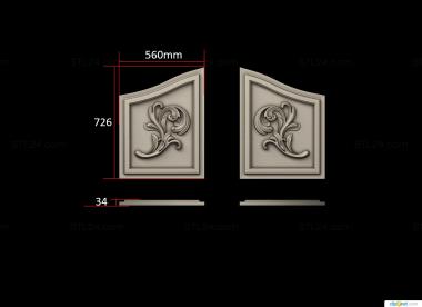 Doors (Panels, DVR_0454) 3D models for cnc