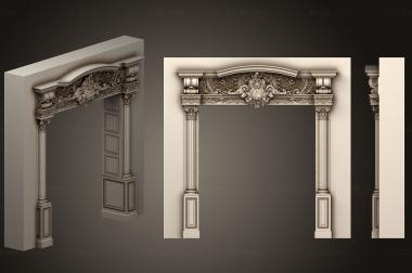 Doors (Door portal version 4, DVR_0468) 3D models for cnc