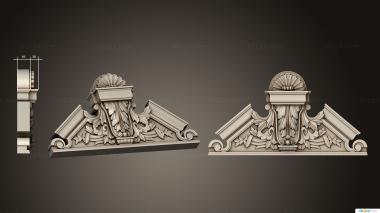 Door covers (Crown empair style, DVN_0259) 3D models for cnc
