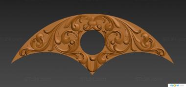 Door covers (Pattern In arch, DVN_0265) 3D models for cnc