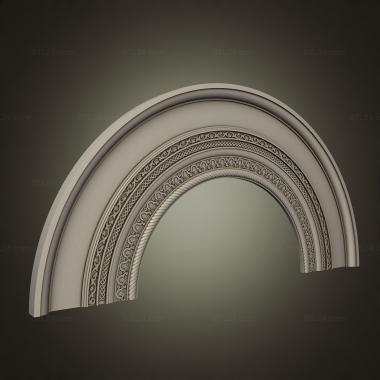 Door covers (Arch ornament, DVN_0266) 3D models for cnc