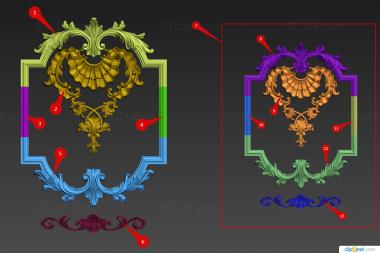 Door covers (New version DVN0024, DVN_0294) 3D models for cnc