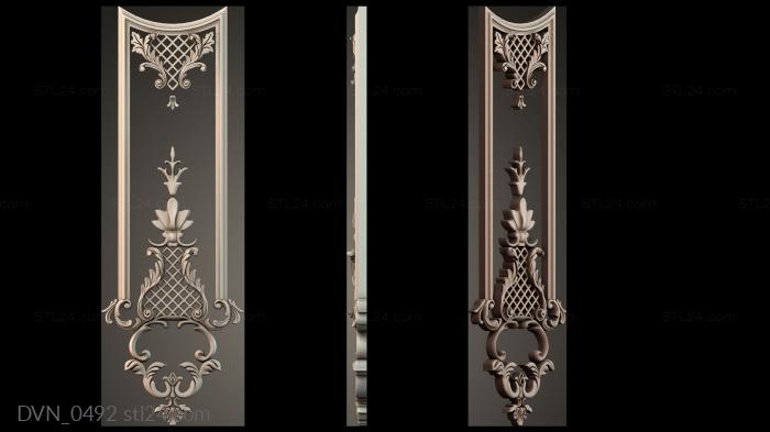 Door covers (DVN_0492) 3D models for cnc